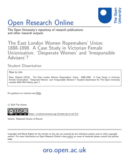 Open Research Online Oro.Open.Ac.Uk