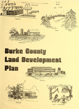 Burke County Land Development Plan, Burke County, North Carolina