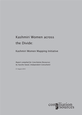 Kashmiri Women Across the Divide