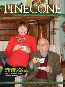 SANDRA and WALTER OVERBEY Enjoy an Afternoon at the Rosebriar Tea Room