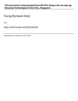 Young Olympian Daily