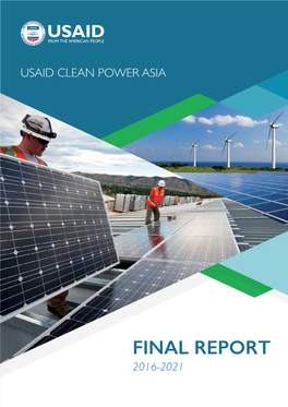 FINAL REPORT 2016-2021 Contract Number: AID-486-C-16-00001 Activity Period: June 27, 2016 – June 26, 2021 COR: Scott C