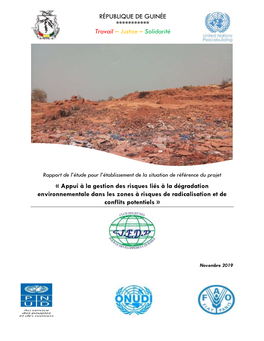 « Appui À La Gestion Des Risques Liés À La Dégradation Environnementale Dans Les Zones À Risques De Radicalisation Et De Conflits Potentiels »