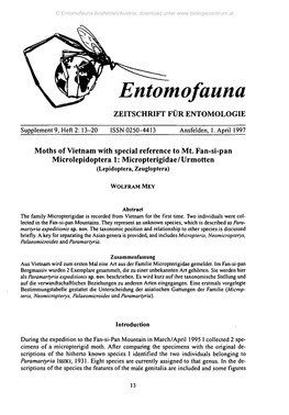 Entomofauna Ansfelden/Austria; Download Unter