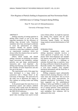 Flow Regimes of Particle Settling in Suspensions and Non-Newtonian Fluids