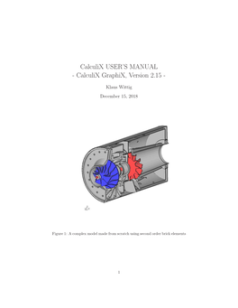 Calculix USER's MANUAL