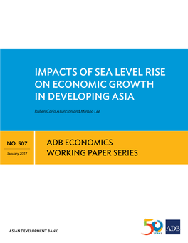 Impacts of Sea Level Rise on Economic Growth in Developing Asia