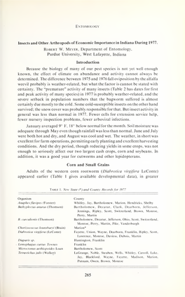 Proceedings of the Indiana Academy of Science