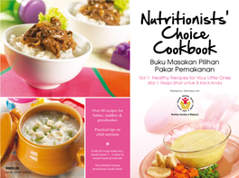 Nutritionists' Choice Cookbook
