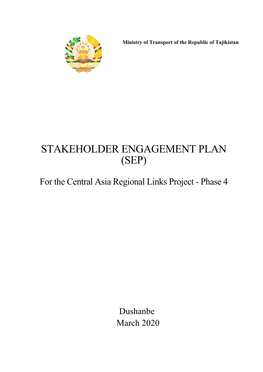 Stakeholder Engagement Plan (Sep)