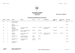 Exporter Registration Information