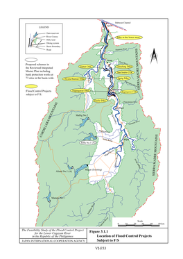 Location of Flood Control Projects Subject to F/S Figure 3.1.1 VI-F53