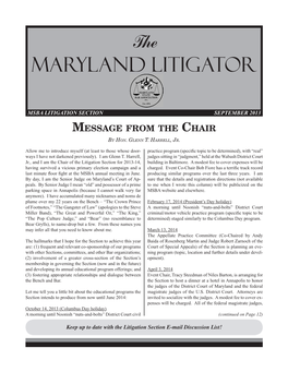 Maryland Litigator