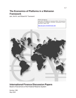 The Economics of Platforms in a Walrasian Framework Jain, Anil K