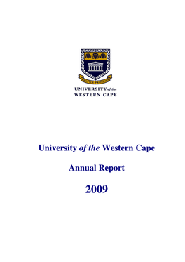 University of the Western Cape Annual Report