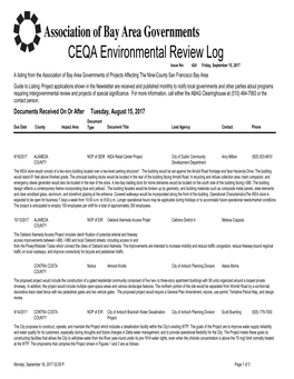 CEQA Environmental Review