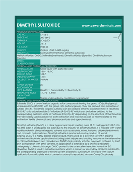 Dimethyl Sulfoxide