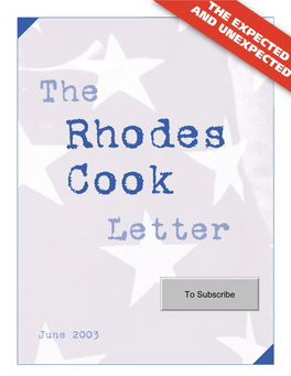 Rhodes Cook Letter