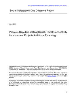 47243-005: Rural Connectivity Improvement Project