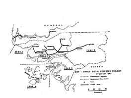 Zo E 2 ' /Map 1: Guinea Bissau Forestry Project