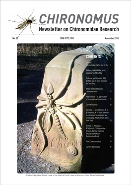 CHIRONOMUS Newsletter on Chironomidae Research