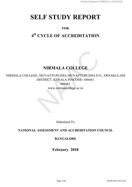 Self Study Report of NIRMALA COLLEGE