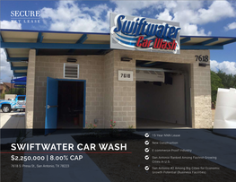 Swiftwater Car Wash $2250000