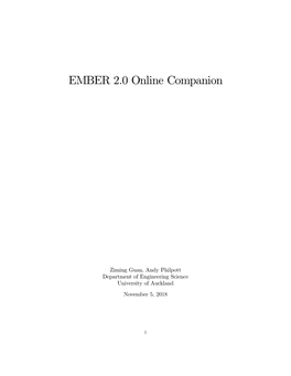 EMBER 2.0 Online Companion