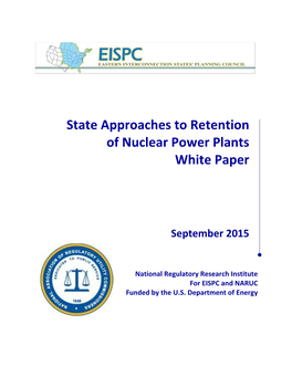 State Approaches to Retention of Nuclear Power Plants White Paper