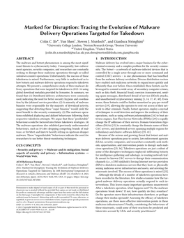 Marked for Disruption: Tracing the Evolution of Malware Delivery Operations Targeted for Takedown