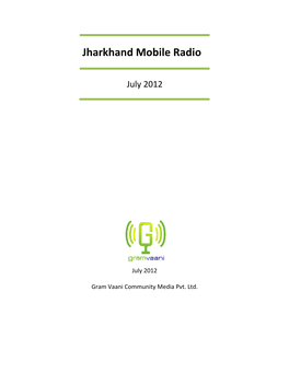 Jharkhand Mobile Radio