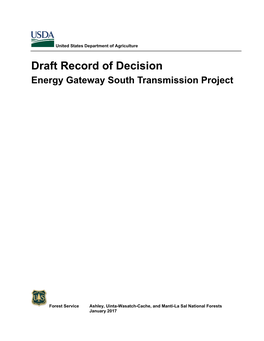 Energy Gateway South Transmission Project