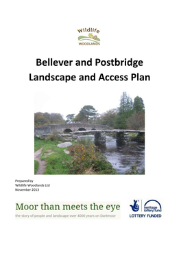 Bellever and Postbridge Landscape and Access Plan