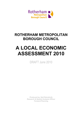 A Local Economic Assessment 2010