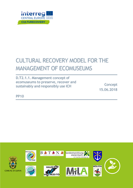 Cultural Recovery Model for The