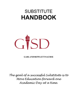 Substitute Handbook