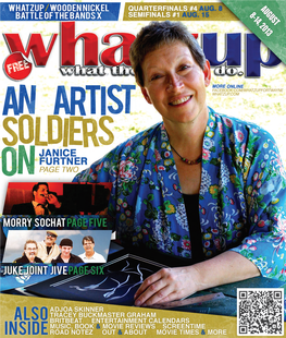 August 8-14, 2013 ------Cover Story • Janice Furtner