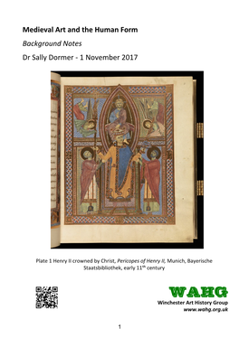 Medieval Art and the Human Form Illustrated Seminar by Dr Sally