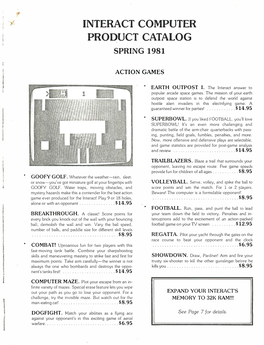 L INTERACT COMPUTER PRODUCT CATALOG