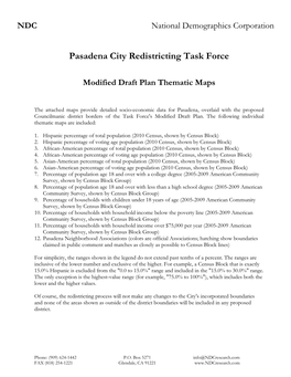 Pasadena City Redistricting Task Force