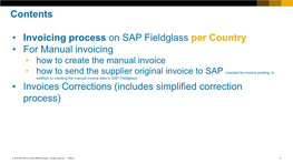 Invoice Corrections for SAP Fieldglass