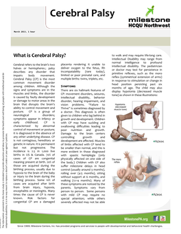 Cerebral Palsy