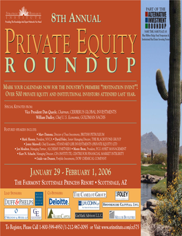 Ira Ehrenpreis Speaks at the 8Th Annual Private Equity Roundup