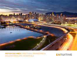 British Columbia Structural Engineering & Building Envelope Credentials Table of Contents