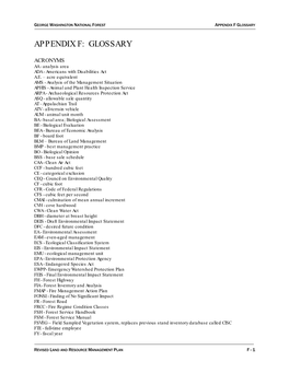 Revised Land and Resource Management Plan George