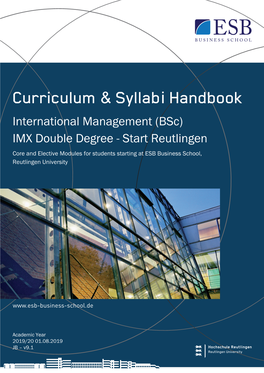 Curriculum & Syllabi Handbook