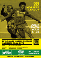 Abc Motsepe League National Play-Offs