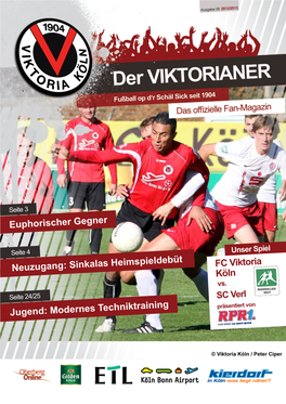 Sinkalas Heimspieldebüt FC Viktoria Köln Vs