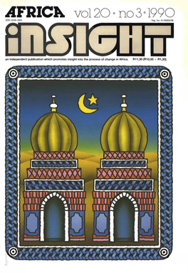 AFRICI\. Vol 20 0 No3° 1990 ISSN 0256-2804 Reg