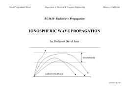 Ionospheric Wave Propagation